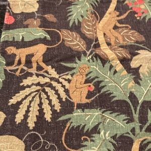 Cloth napkins in monkey print